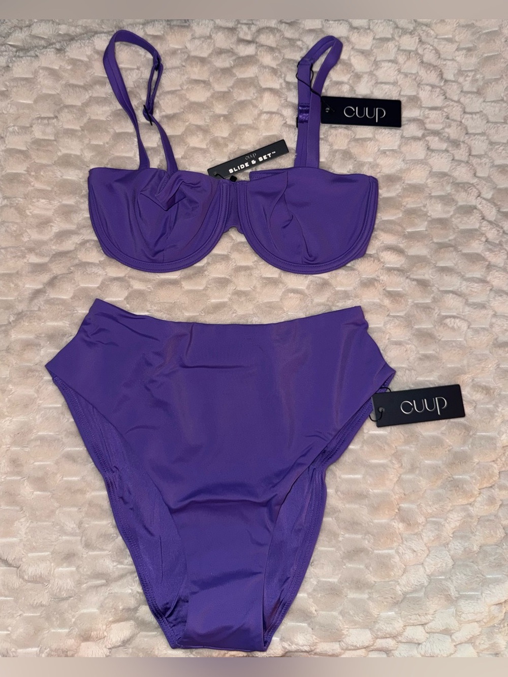 CUUP Balconette Bathing Suit Set - NWT